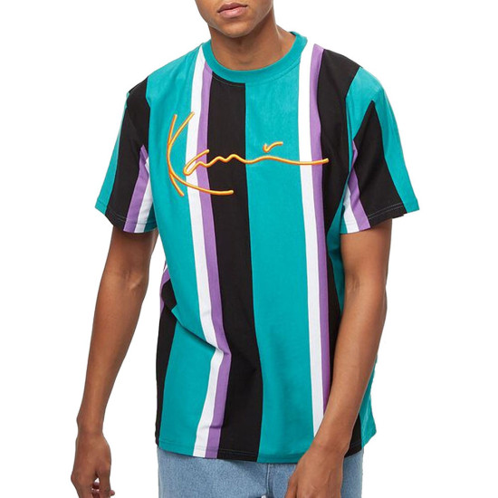 Karl Kani Ανδρική κοντομάνικη μπλούζα Signature Stripe Tee